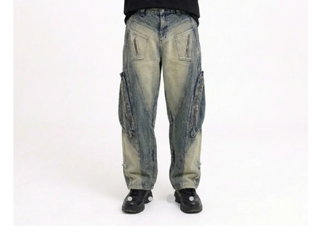 Korean baggy jeans
